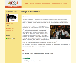 Umoja Conference Site screenshot