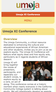 Umoja Conference Site Mobile screenshot