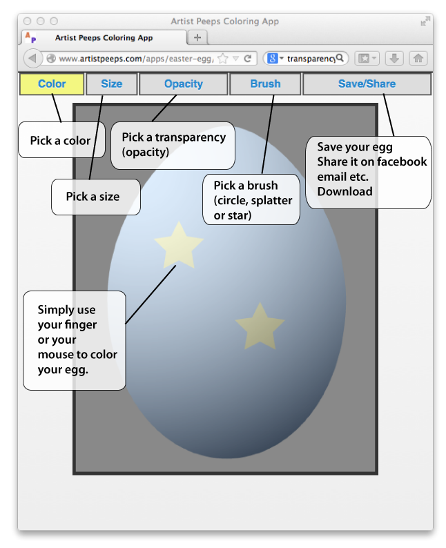 Easter Egg Coloring App
