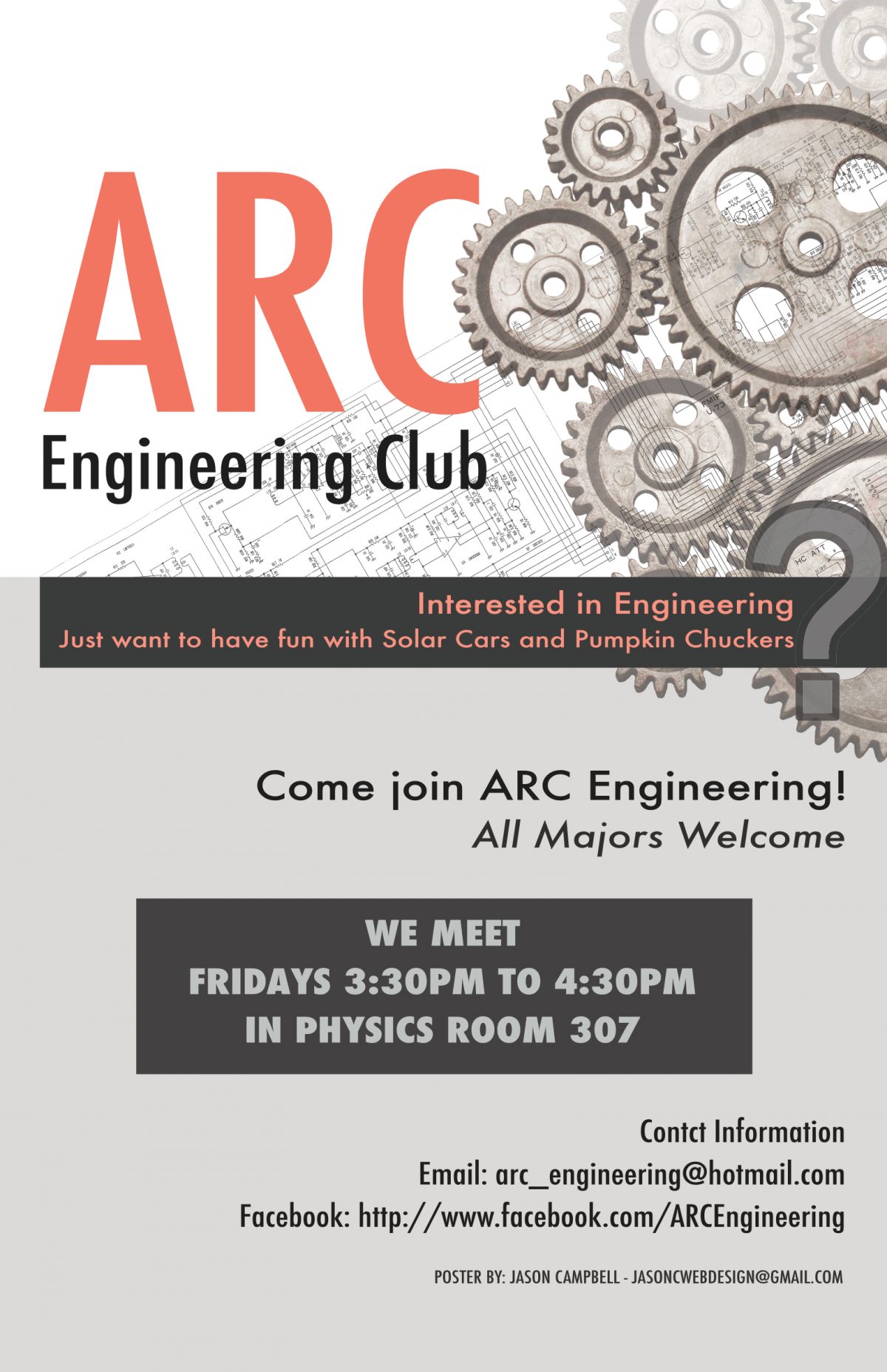 ARC Engineering Club Poster Design