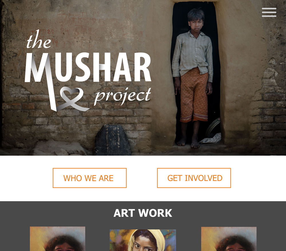 Mushar Project Website Design